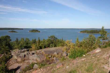 The view from one of the historical forts.
